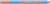 Golyóstoll, 0,7 mm, kupakos, SCHNEIDER "Slider Edge XB Pastel", halvány piros